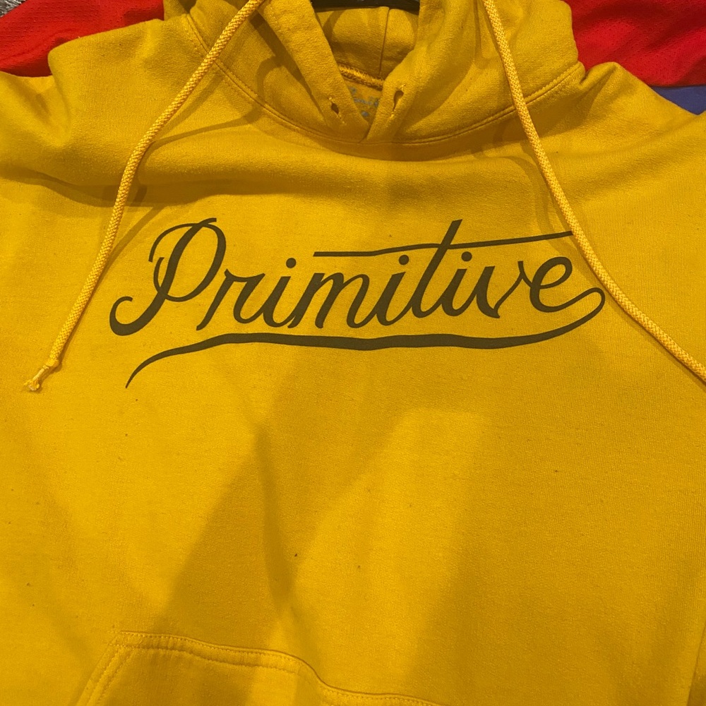 primitive yellow hoodie